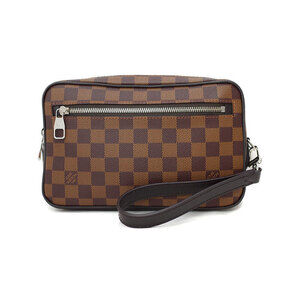 Louis Vuitton Damier Ebene Brown Pochette Kasai Shoulder Bag